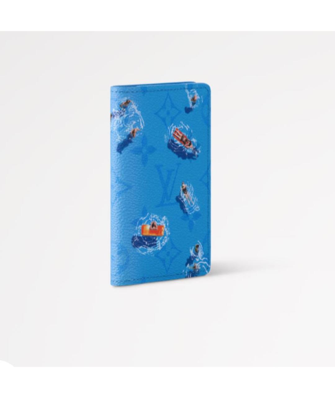 LOUIS VUITTON Синий кардхолдер, фото 2
