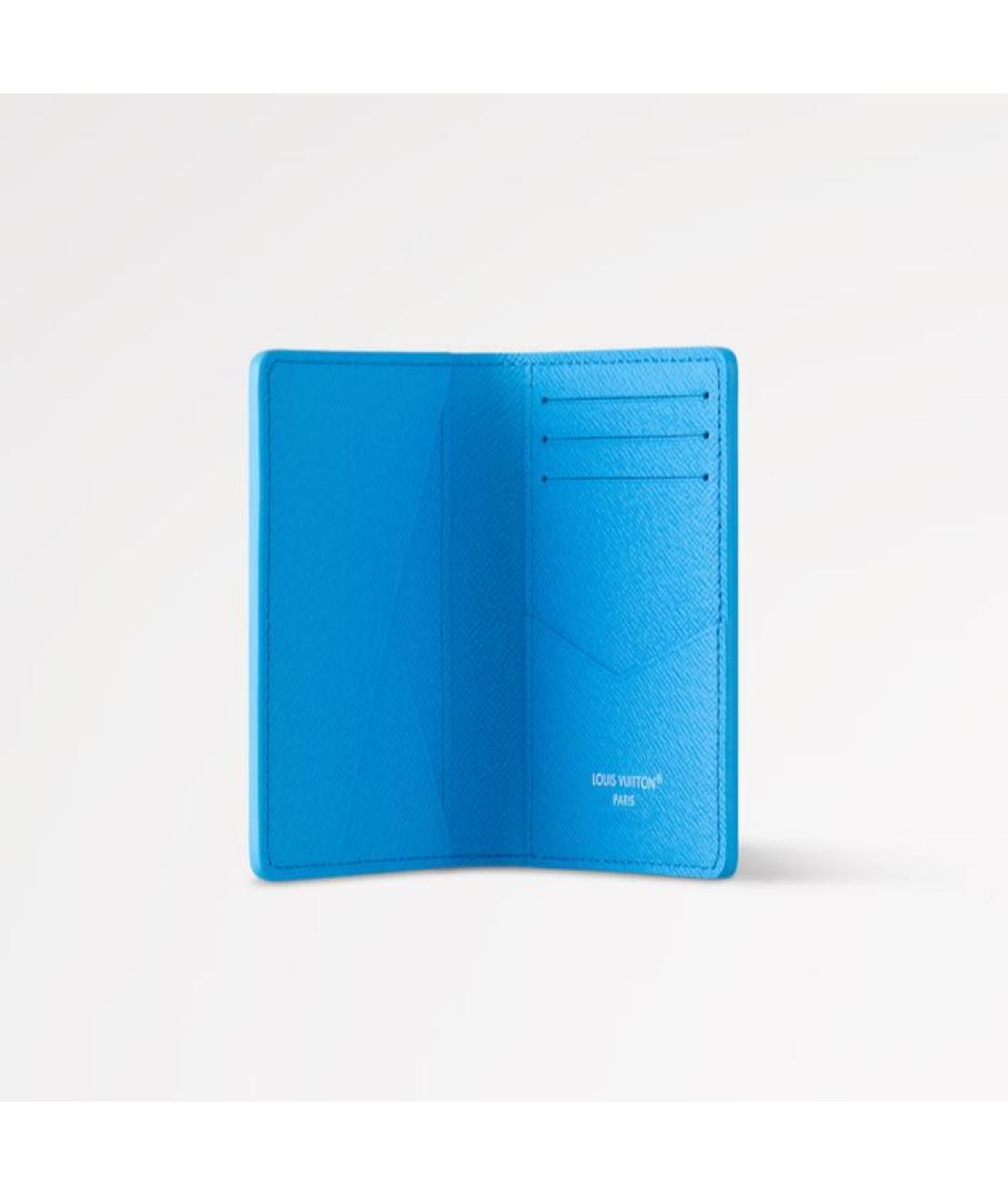 LOUIS VUITTON Синий кардхолдер, фото 4