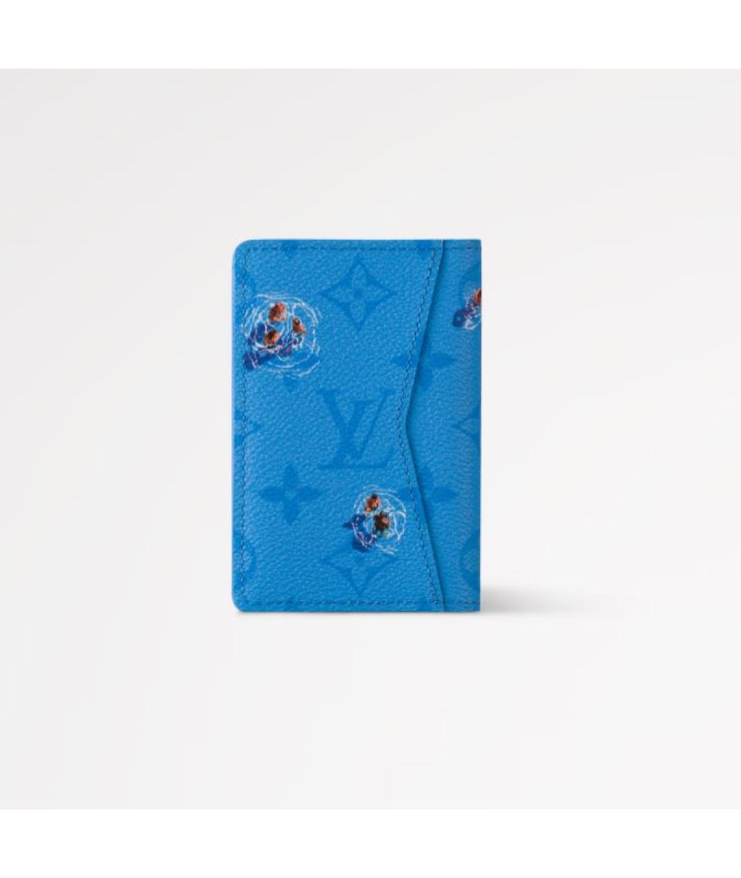LOUIS VUITTON Синий кардхолдер, фото 3