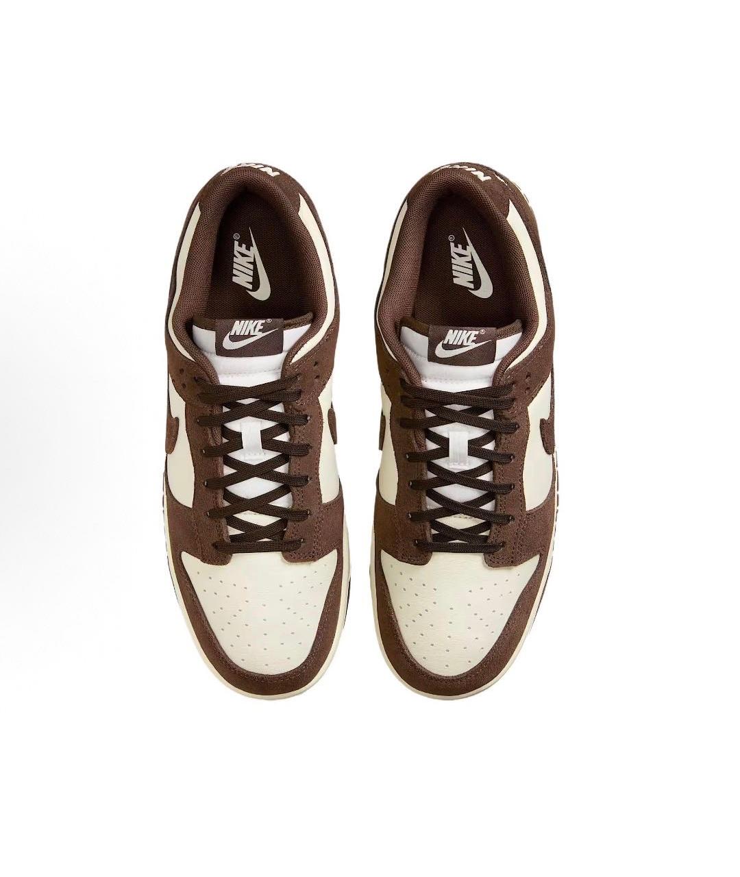 JORDAN Коричневые кожаные кроссовки, фото 4