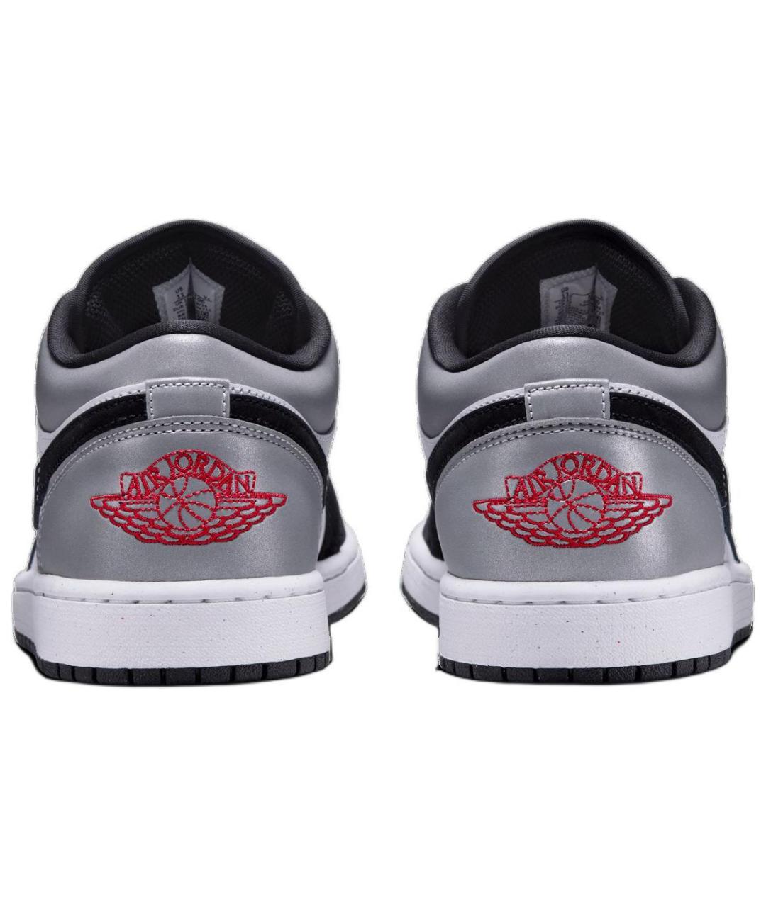 JORDAN Черные кожаные высокие кроссовки / кеды, фото 4