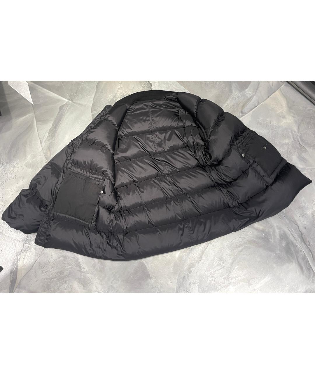 RICK OWENS Черный полиамидовый пуховик, фото 4