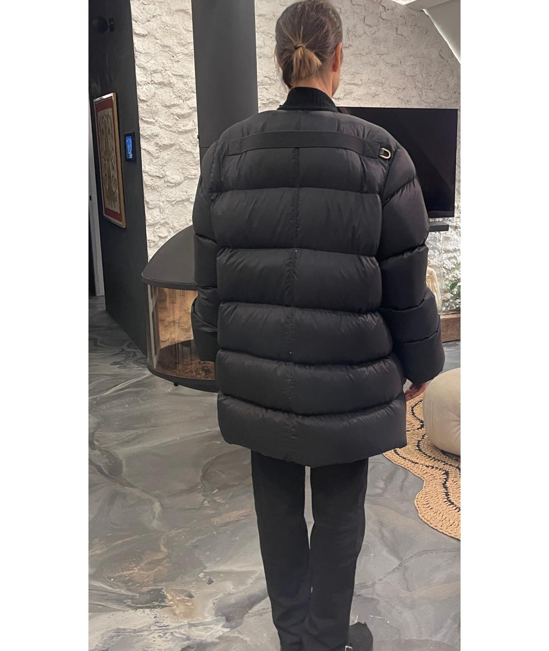 RICK OWENS Черный полиамидовый пуховик, фото 6