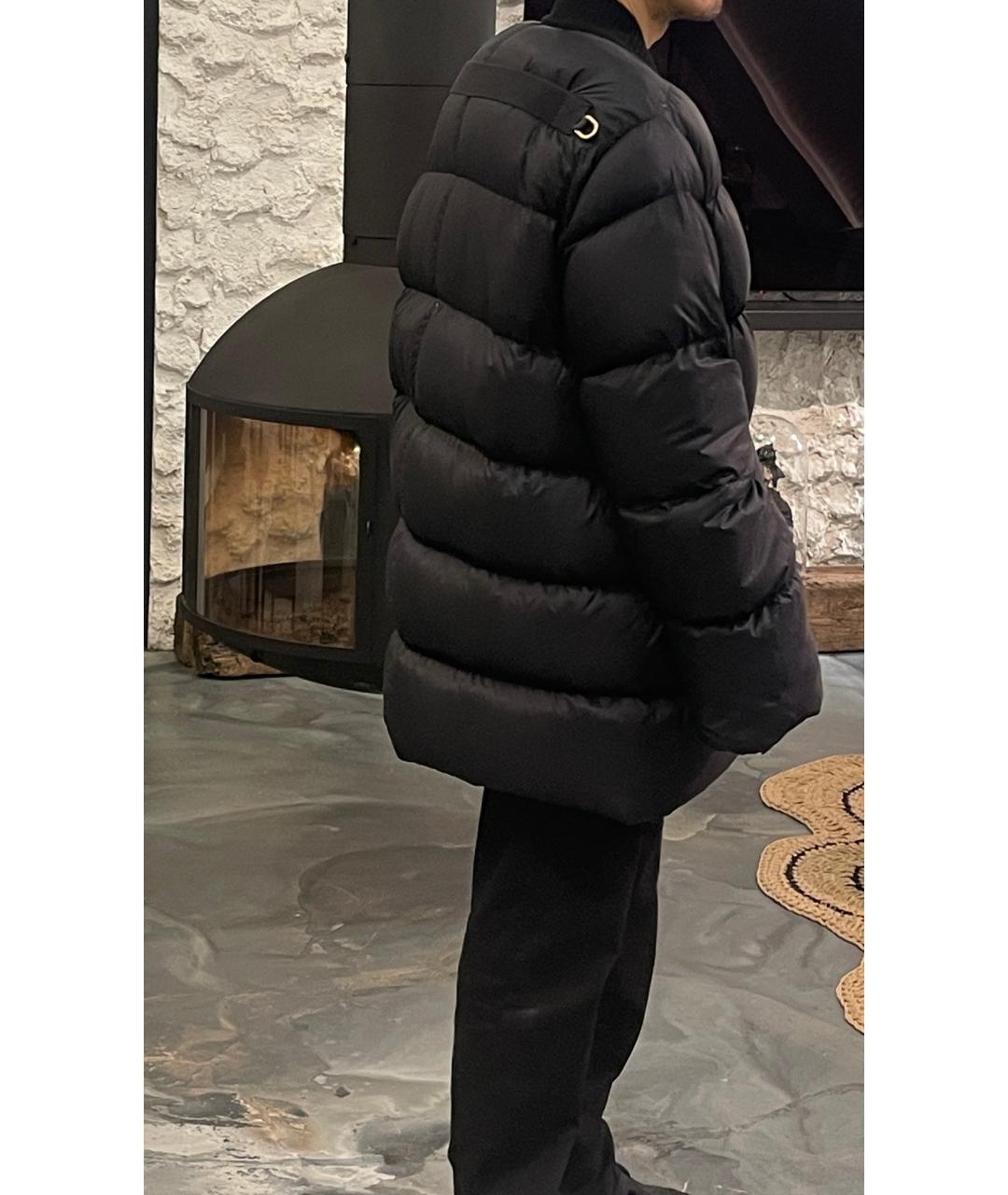 RICK OWENS Черный полиамидовый пуховик, фото 7