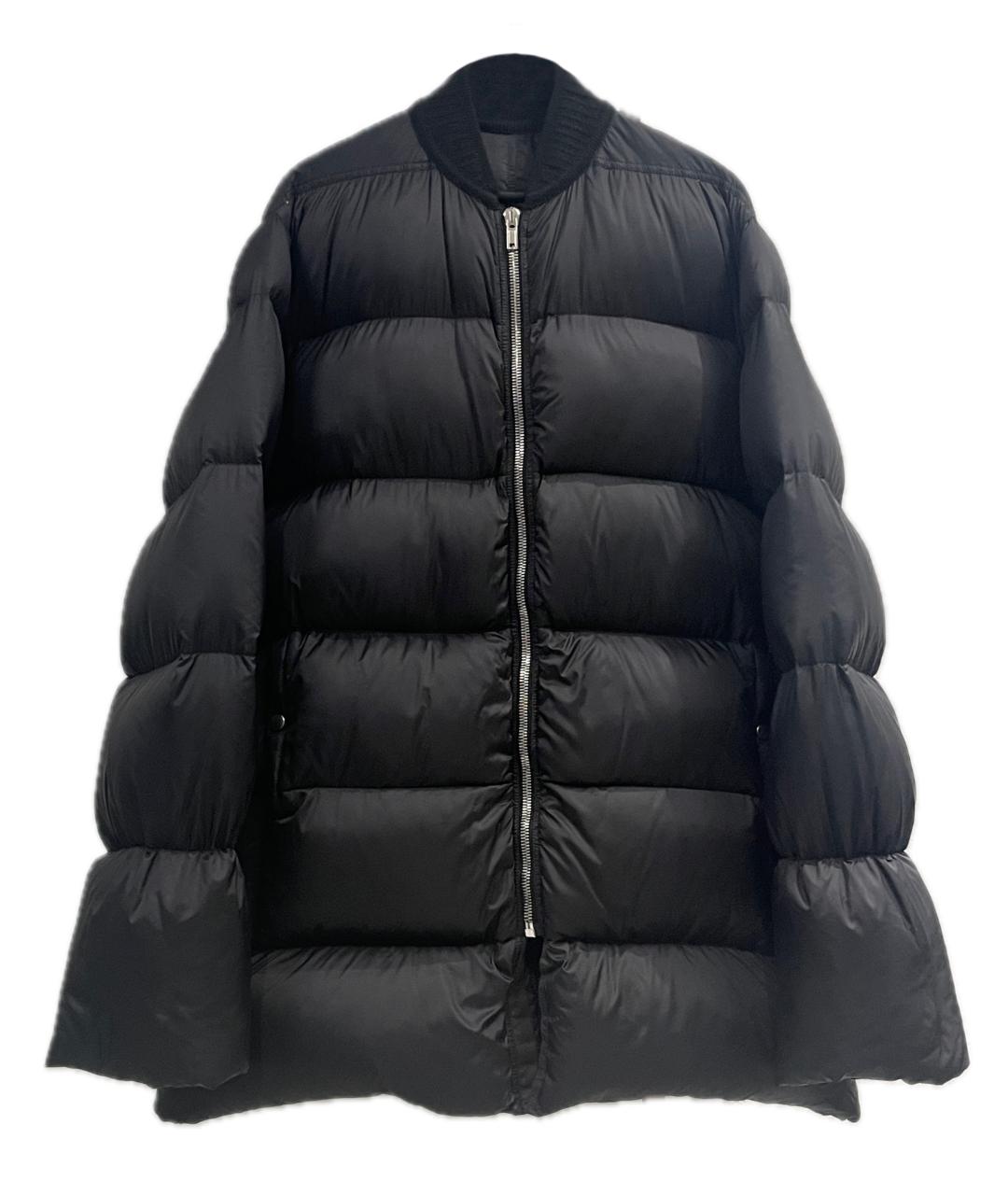 RICK OWENS Черный полиамидовый пуховик, фото 10