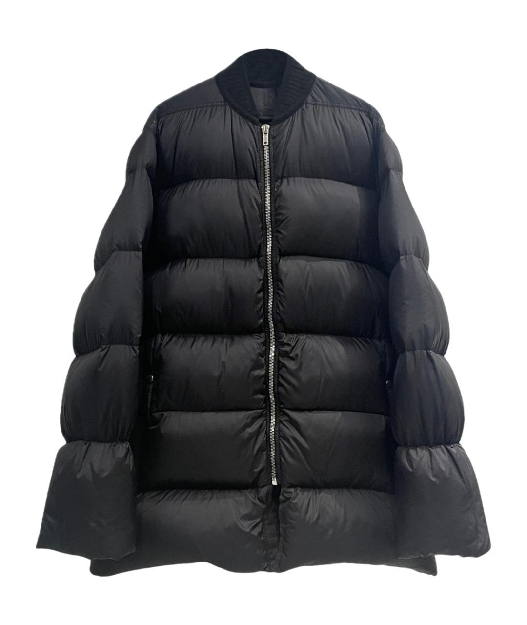 RICK OWENS Черный полиамидовый пуховик, фото 1