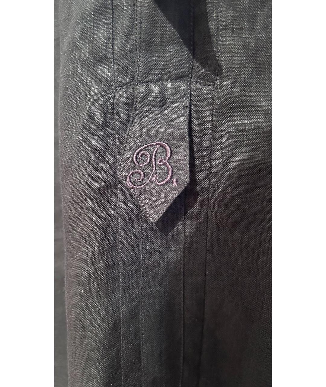 BALENCIAGA Черная льняная блузы, фото 5
