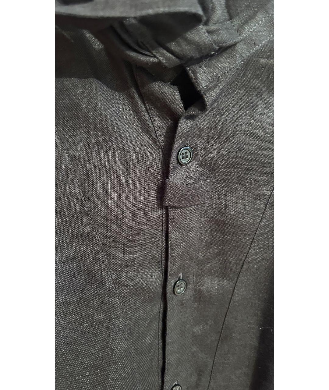 BALENCIAGA Черная льняная блузы, фото 7