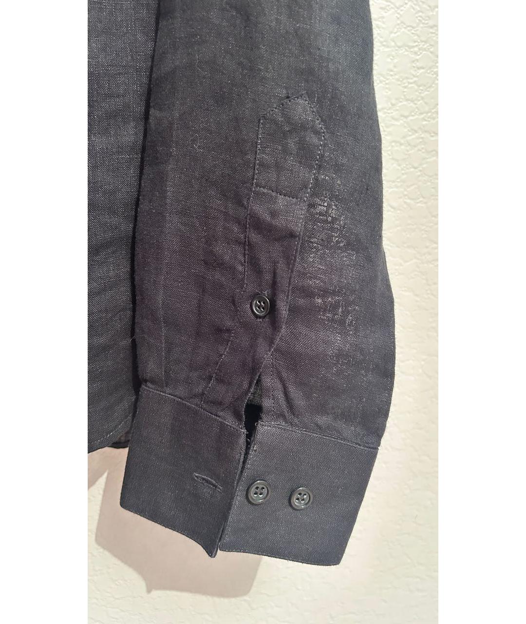 BALENCIAGA Черная льняная блузы, фото 6