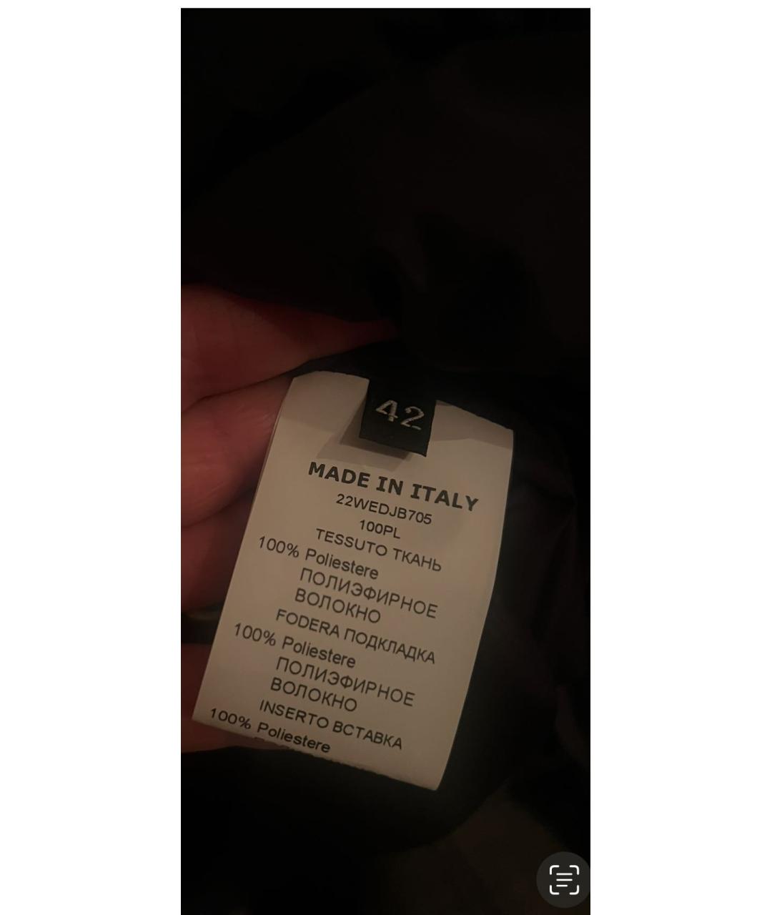 EREDA Черная полиэстеровая куртка, фото 4