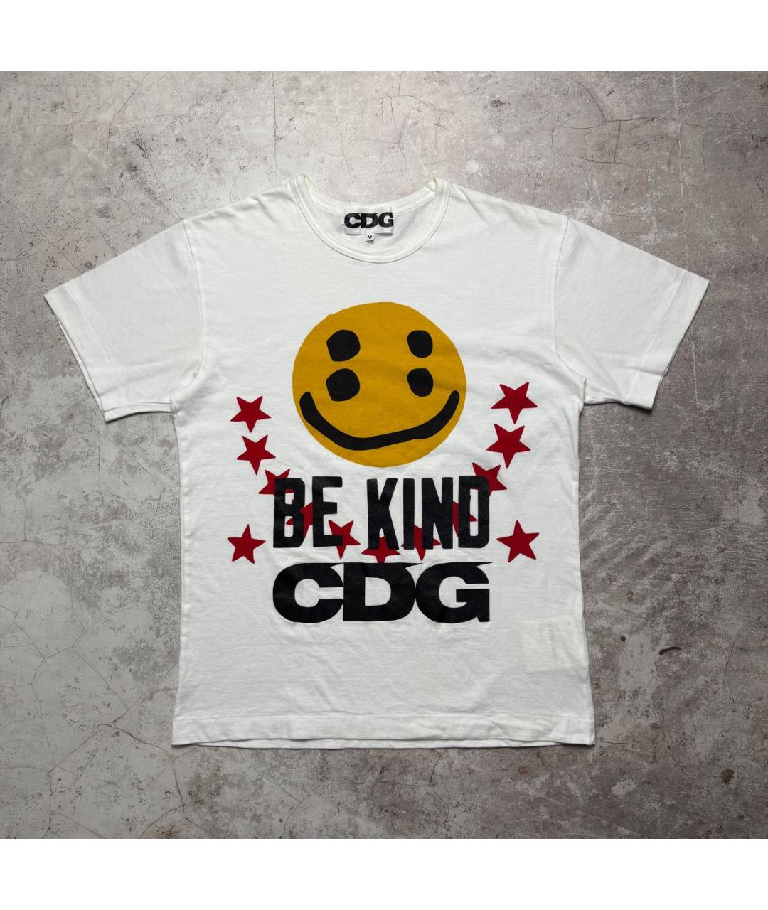 COMME DES GARÇONS Белая хлопковая футболка, фото 5