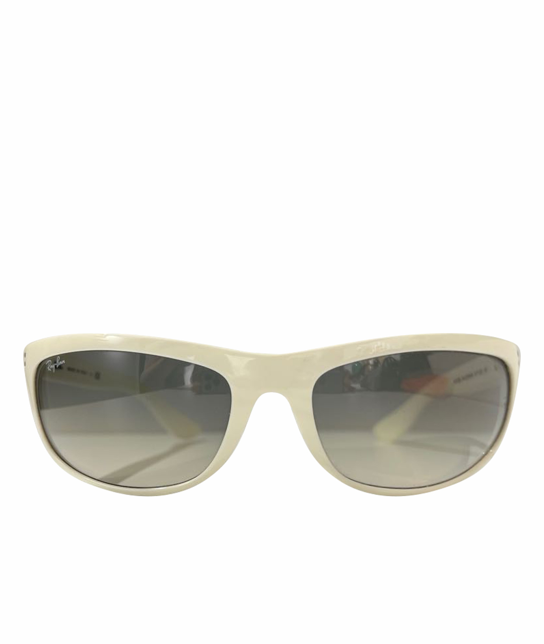 RAY BAN Белые пластиковые солнцезащитные очки, фото 1