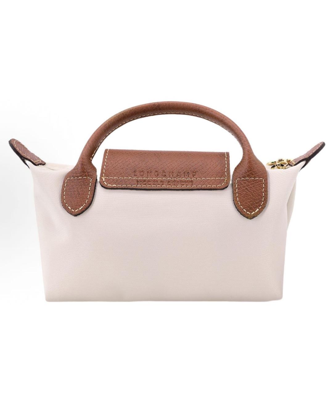 LONGCHAMP Бежевая сумка с короткими ручками, фото 2
