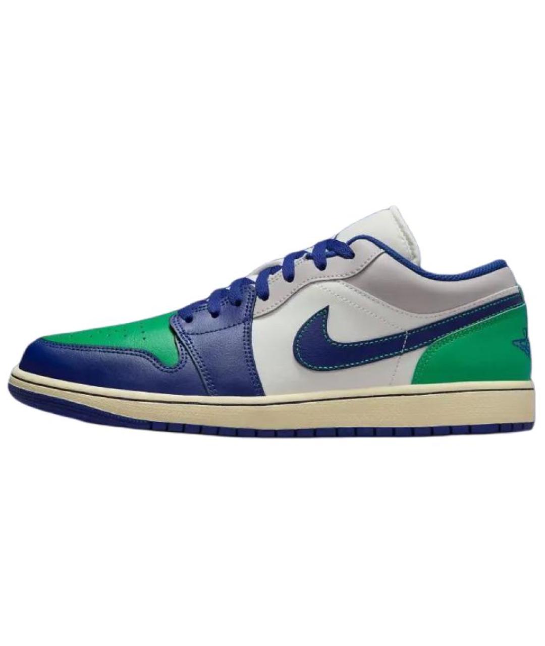 JORDAN Зеленые низкие кроссовки / кеды, фото 2