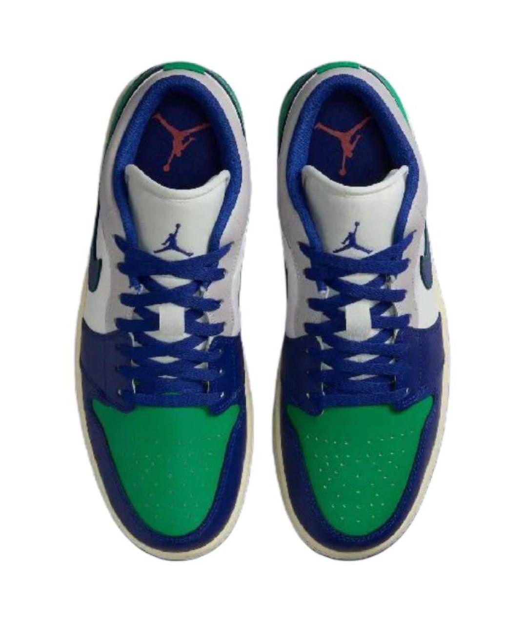 JORDAN Зеленые низкие кроссовки / кеды, фото 4