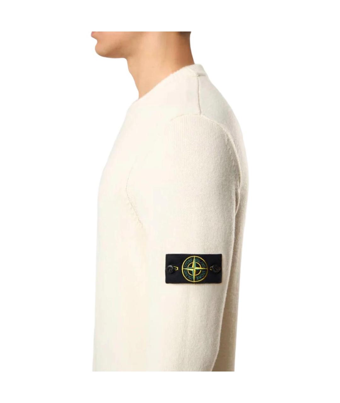 STONE ISLAND Бежевый джемпер / свитер, фото 5