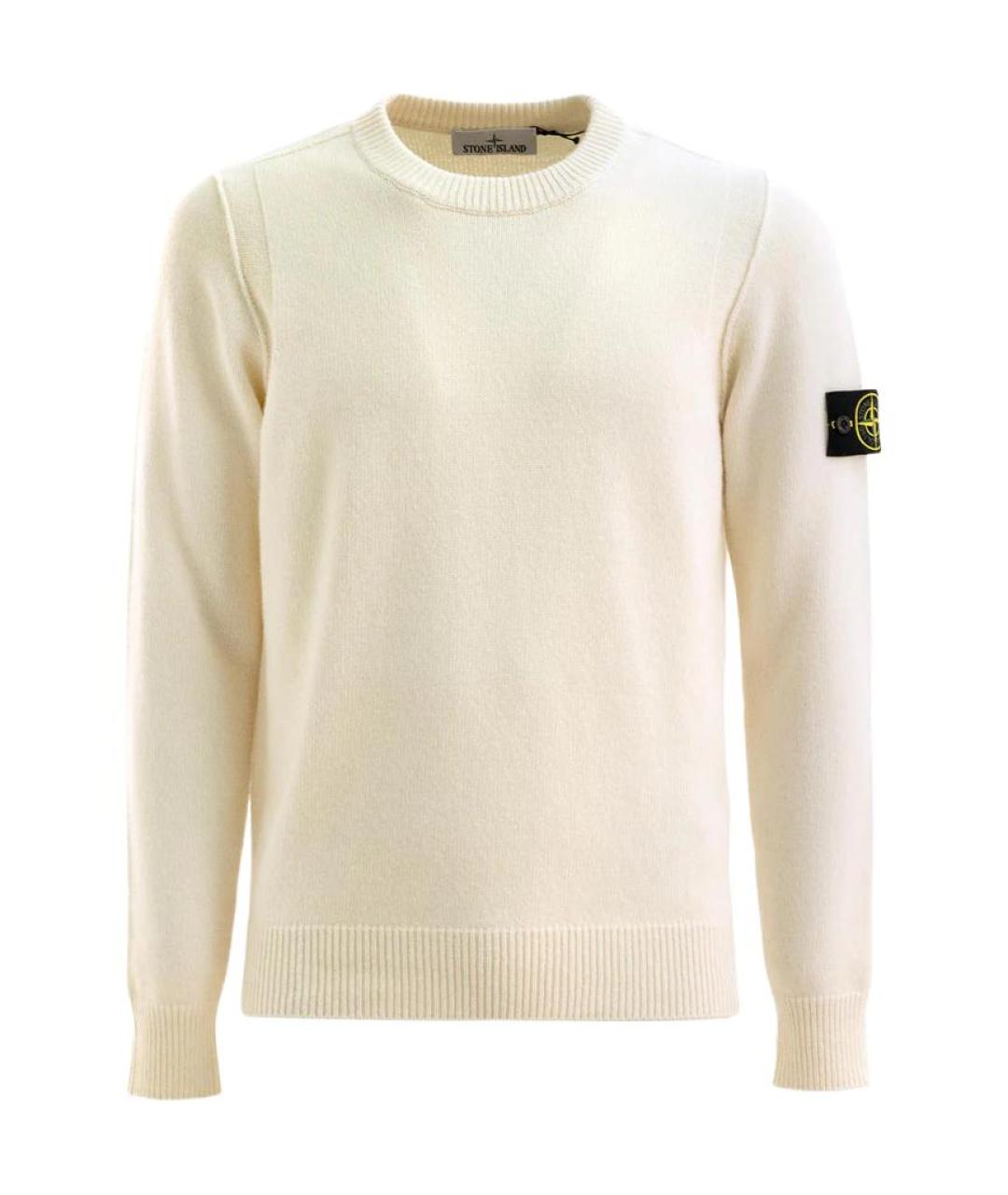 STONE ISLAND Бежевый джемпер / свитер, фото 1