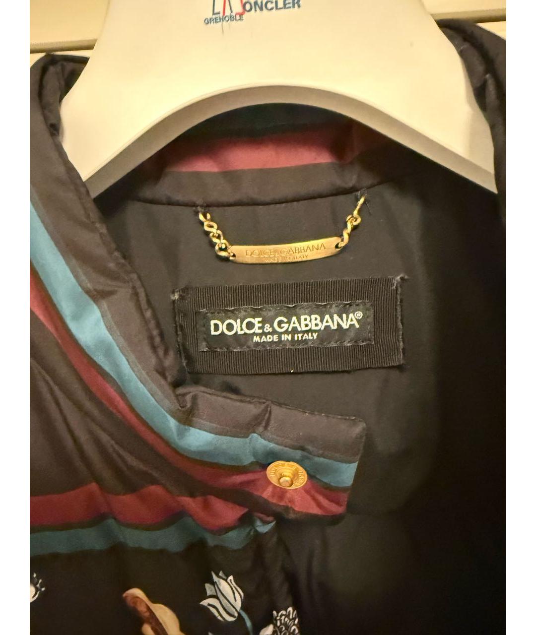 DOLCE&GABBANA Мульти полиэстеровая куртка, фото 2