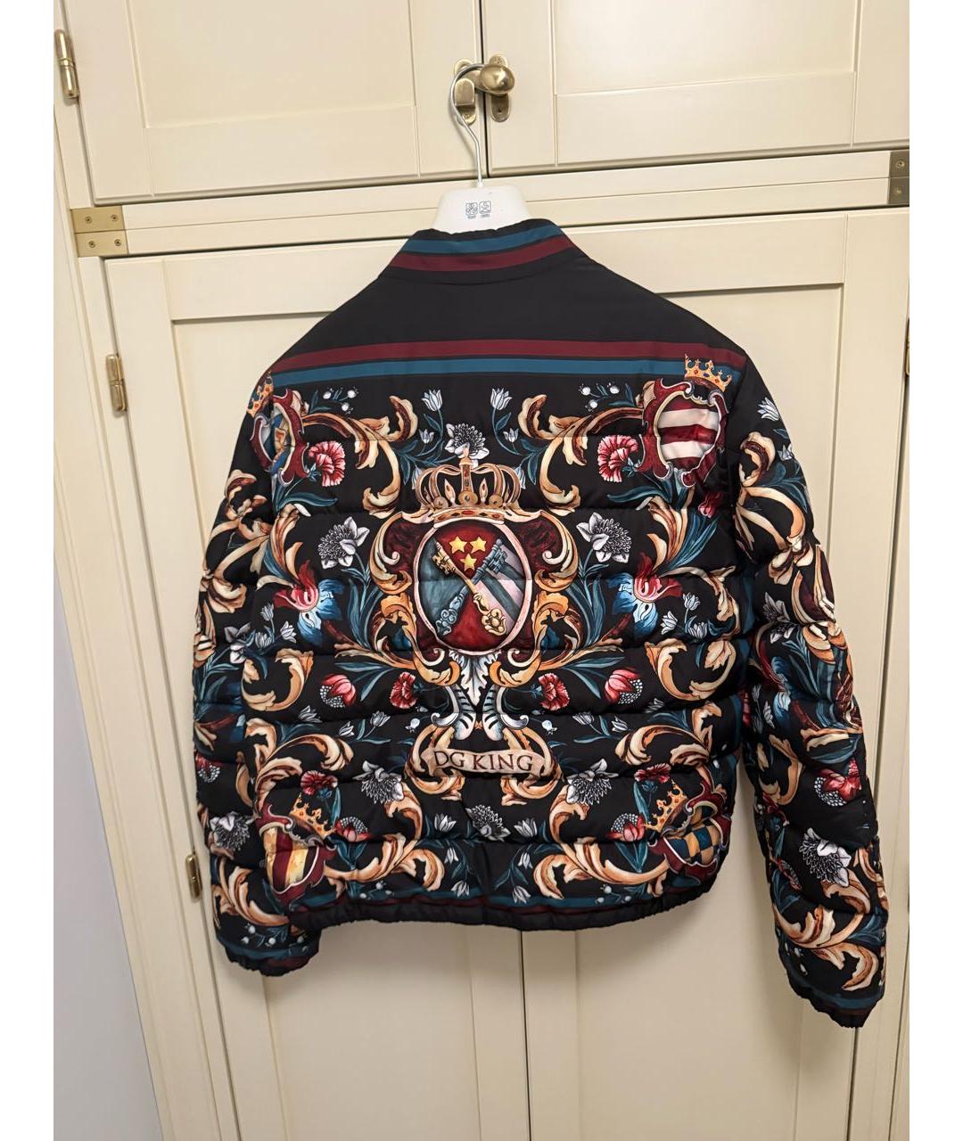 DOLCE&GABBANA Мульти полиэстеровая куртка, фото 4