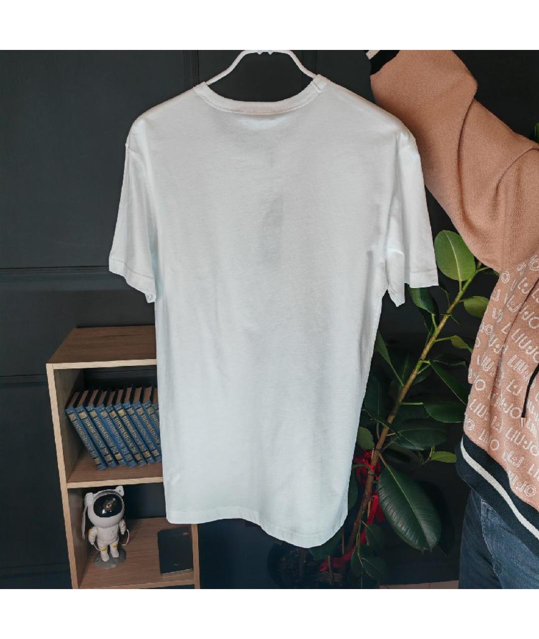 DOLCE&GABBANA Белая хлопковая футболка, фото 2