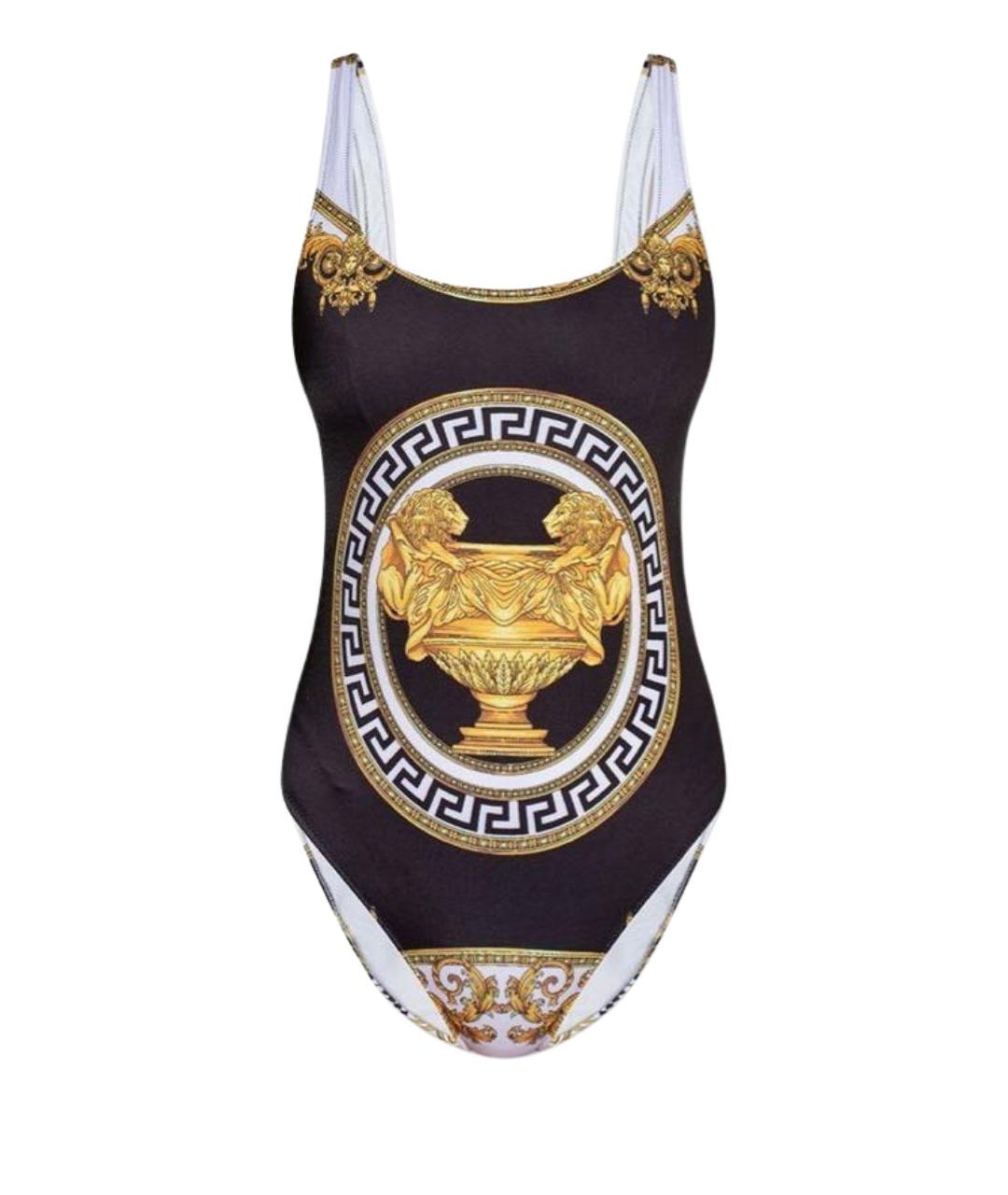 VERSACE Черный полиамидовый купальник, фото 1