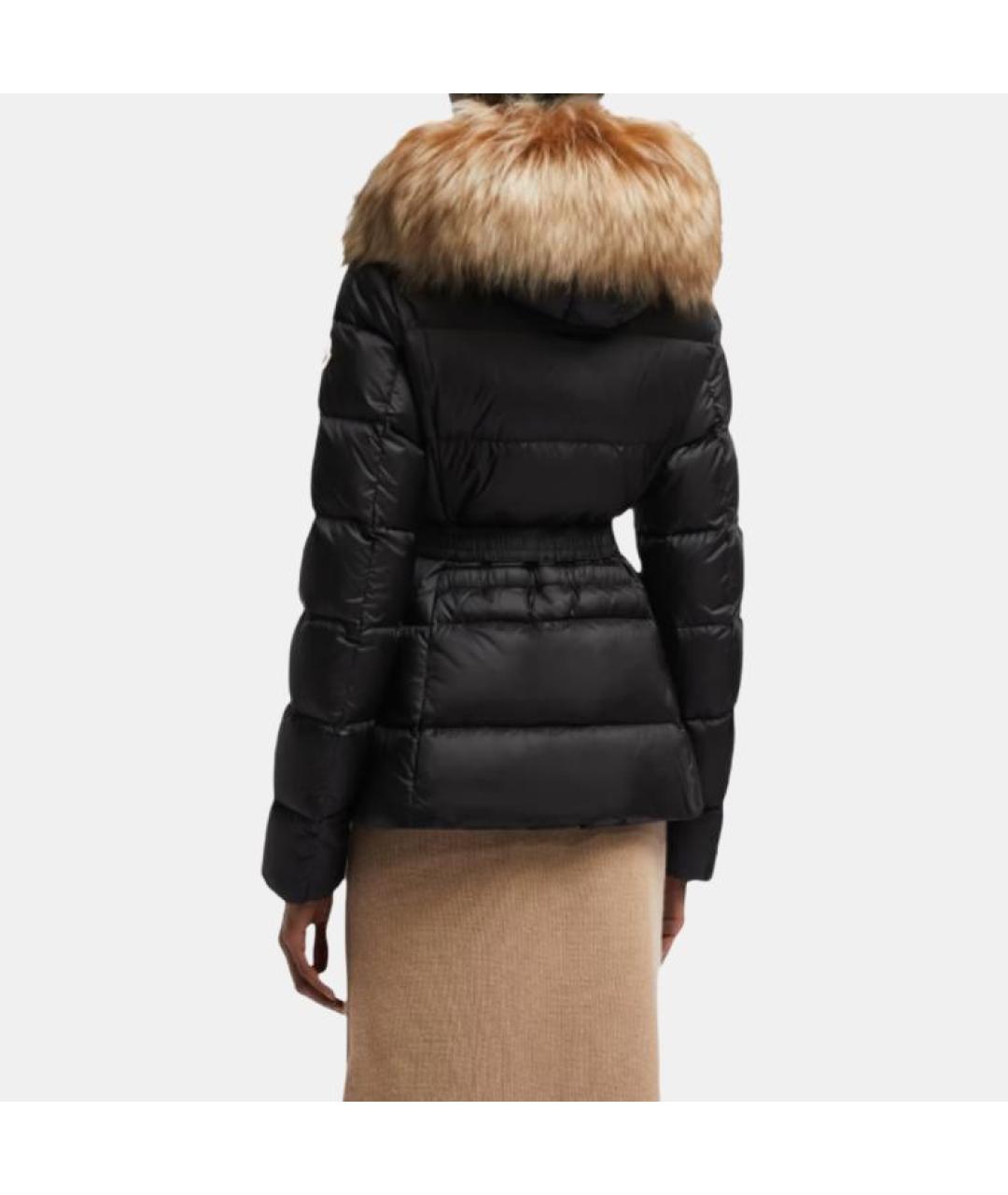 MONCLER Черный пуховик, фото 3