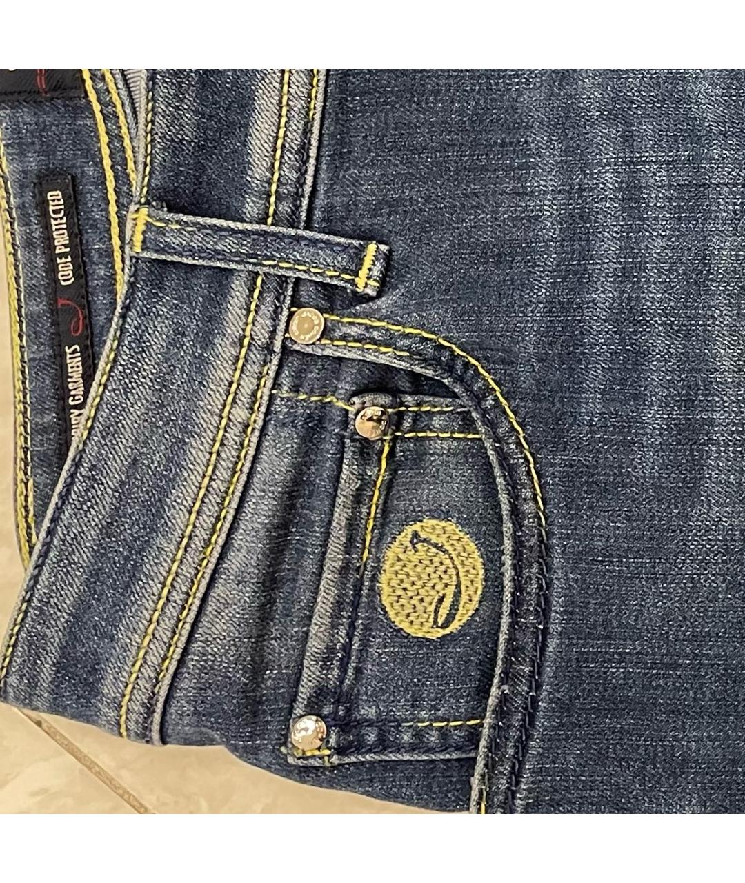 JACOB COHEN Синие прямые джинсы, фото 4