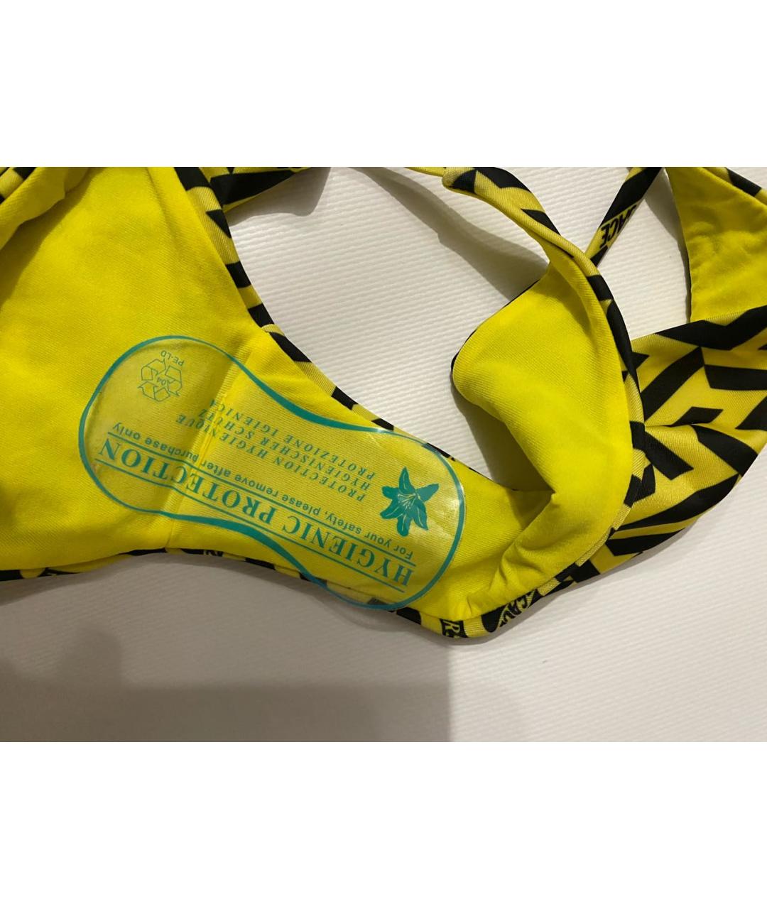 VERSACE Желтый полиэстеровый купальник, фото 5