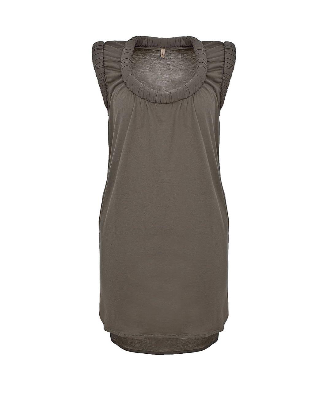 NUDE Хаки хлопковая майка, фото 1