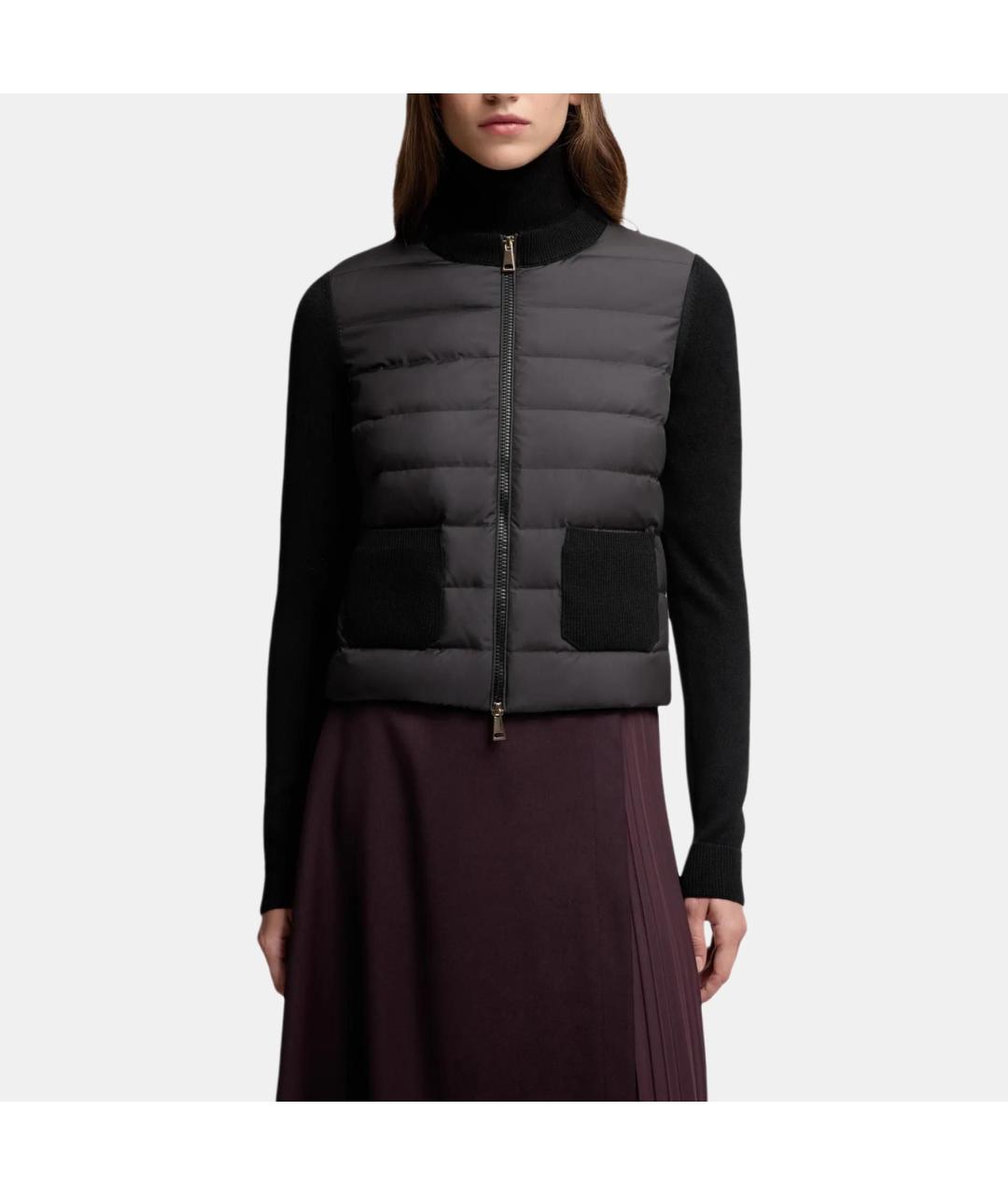 MONCLER Черная куртка, фото 3