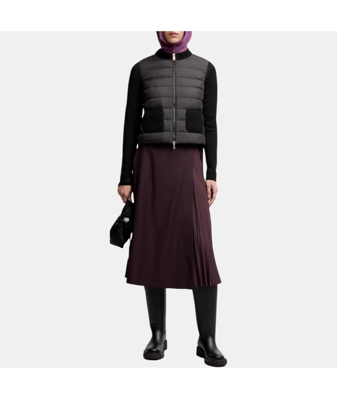 MONCLER Черная куртка, фото 2