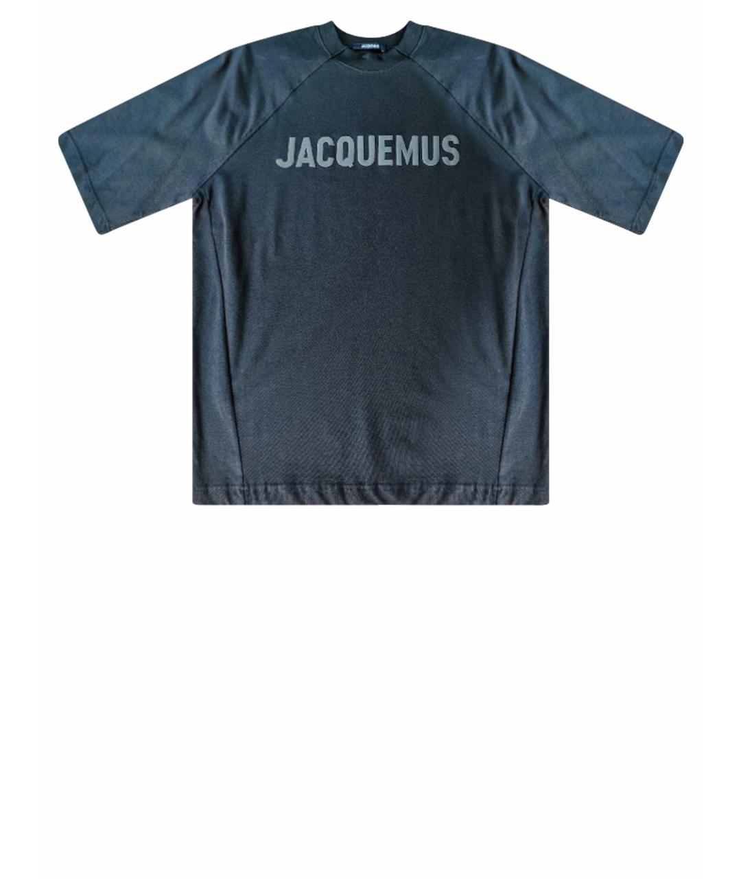 JACQUEMUS Черная хлопковая майка, фото 1