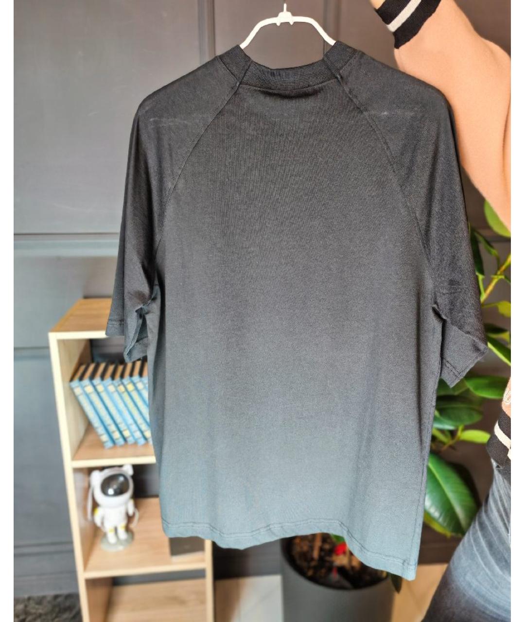 JACQUEMUS Черная хлопковая майка, фото 3