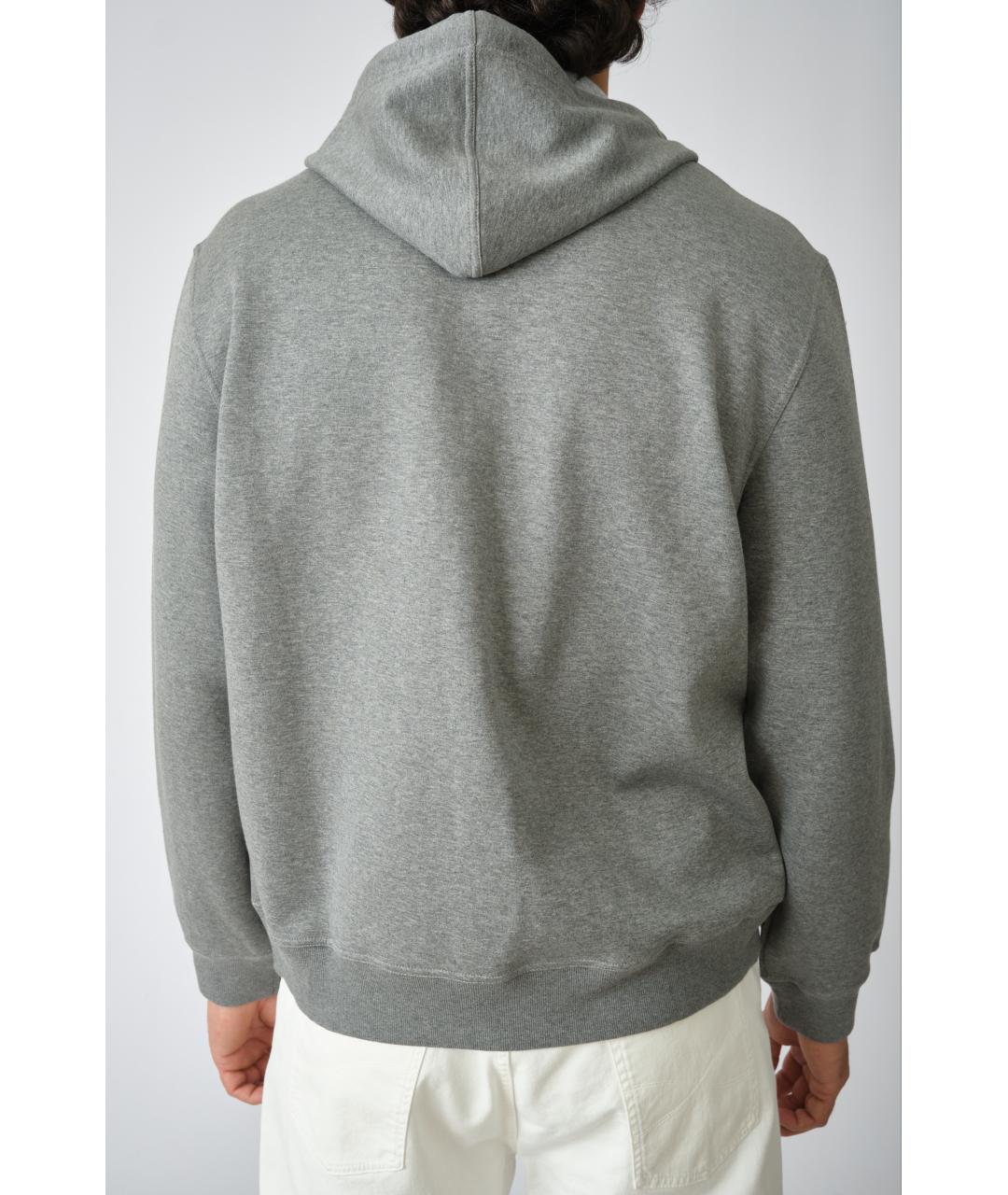 BRUNELLO CUCINELLI Серый хлопковый кардиган, фото 5