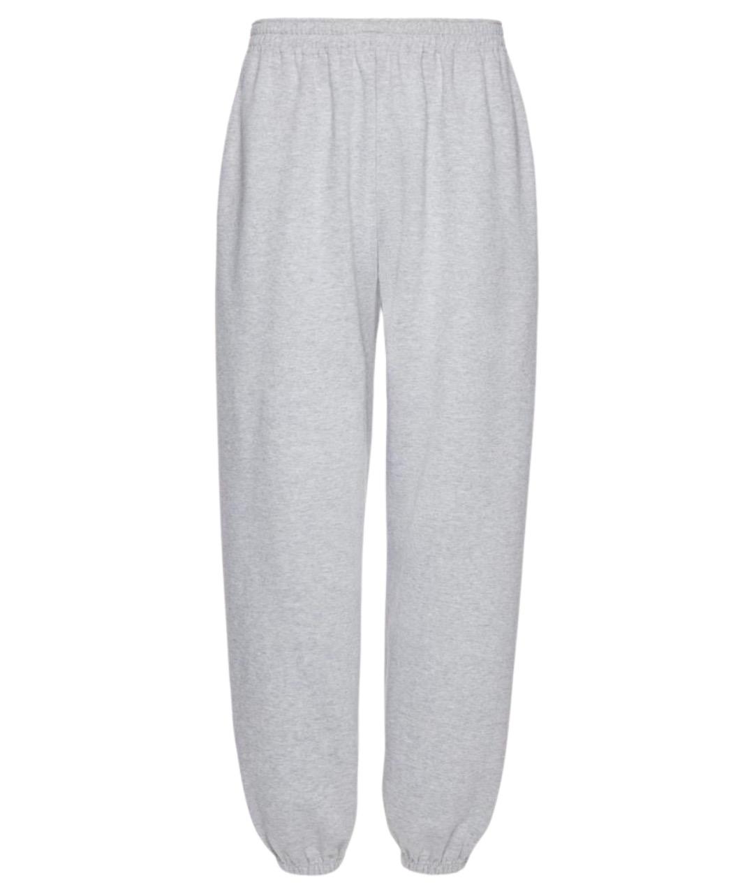 MAGDA BUTRYM Серые хлопковые прямые брюки, фото 1