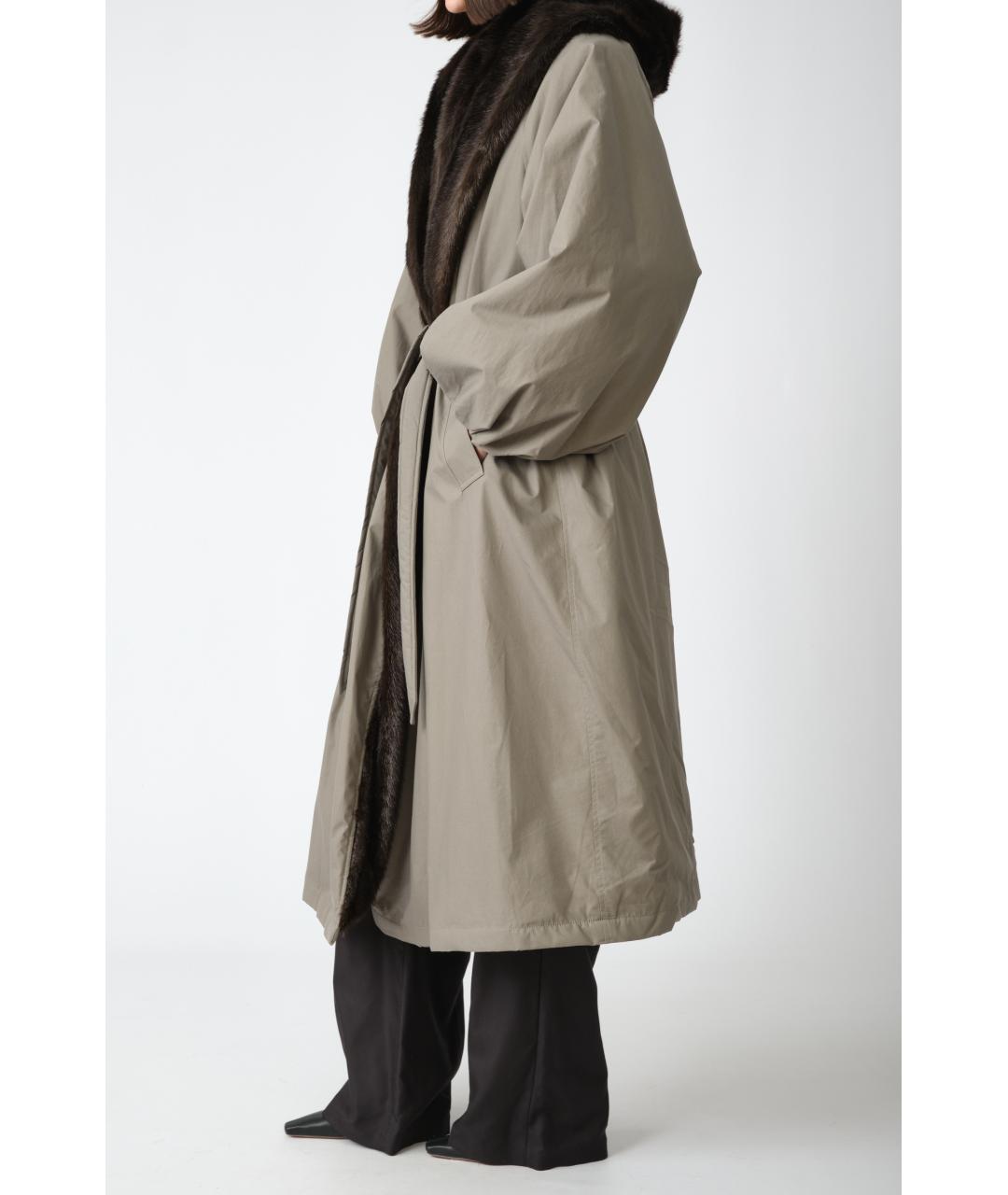 MAGDA BUTRYM Серое хлопковое пальто, фото 5