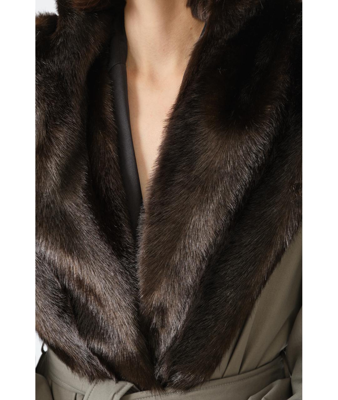 MAGDA BUTRYM Серое хлопковое пальто, фото 7