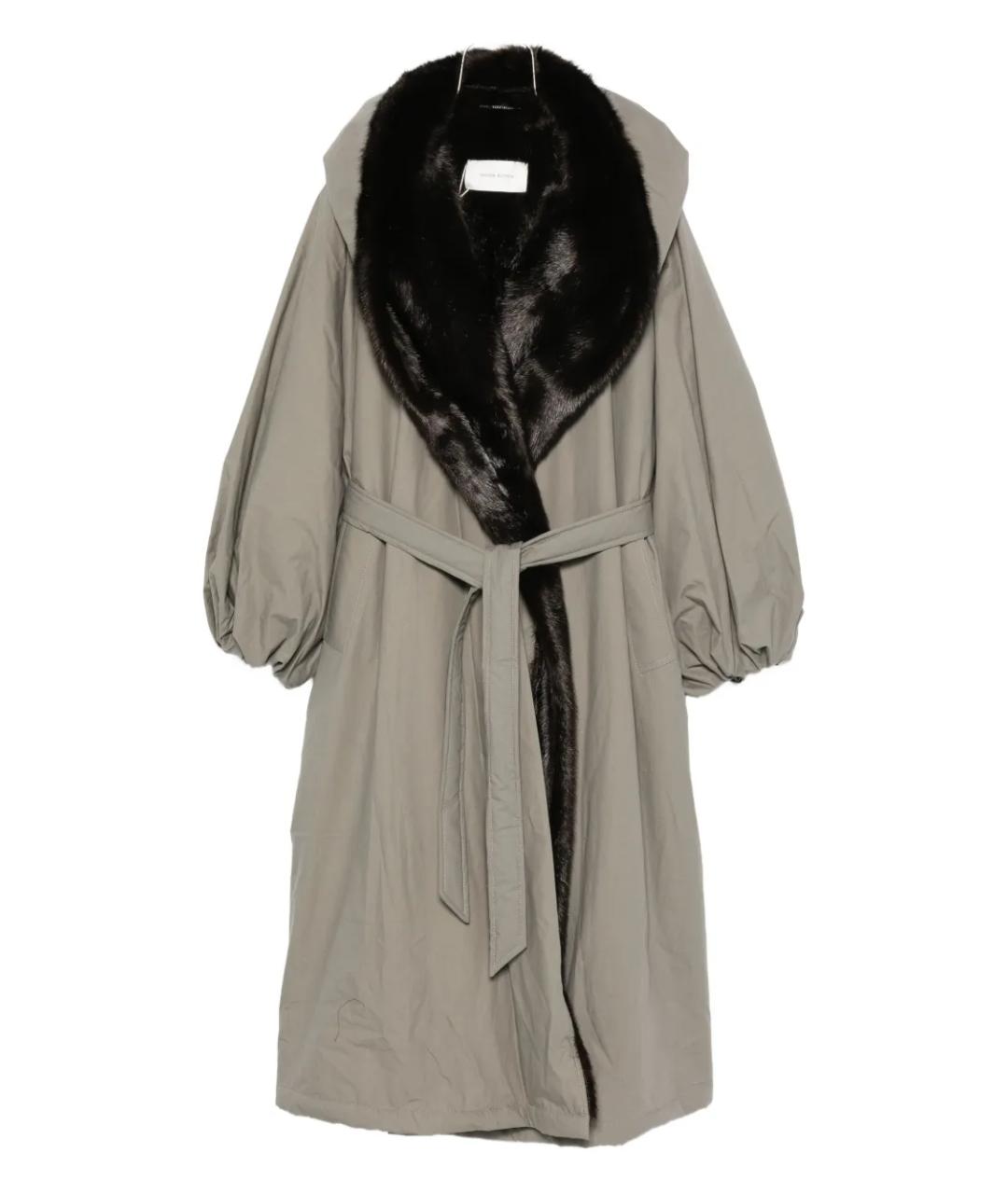 MAGDA BUTRYM Серое хлопковое пальто, фото 1