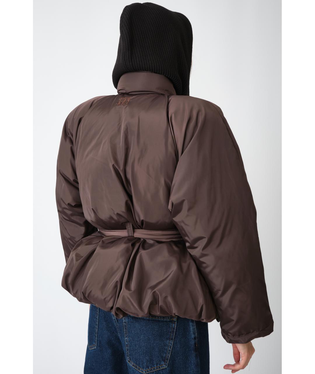 MAGDA BUTRYM Коричневая полиамидовая куртка, фото 7