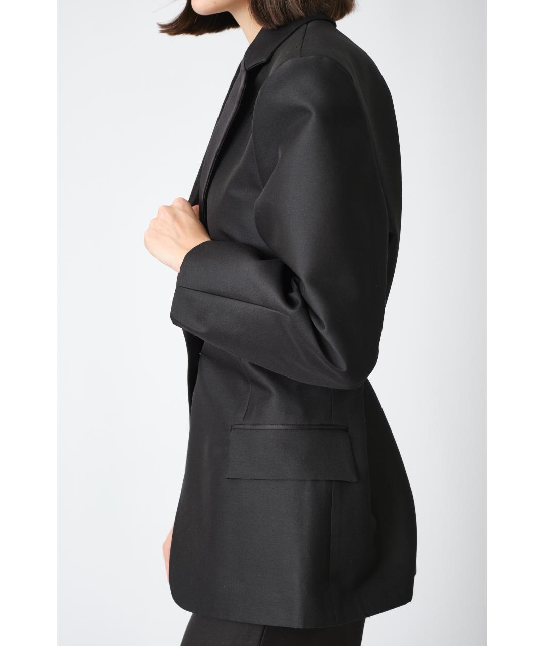 MAGDA BUTRYM Черный шерстяной жакет/пиджак, фото 3