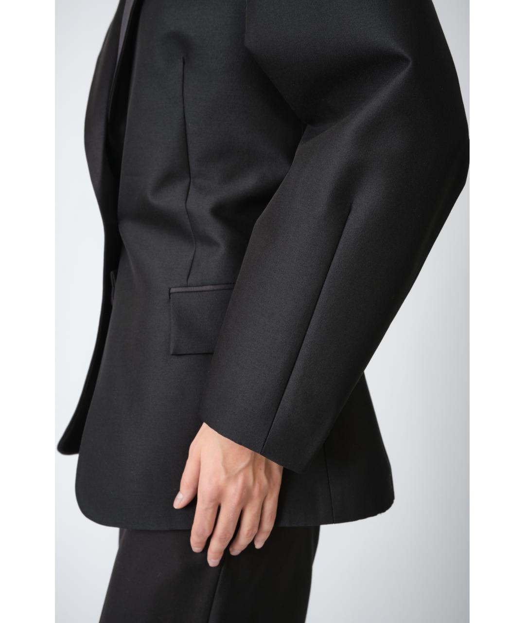 MAGDA BUTRYM Черный шерстяной жакет/пиджак, фото 6