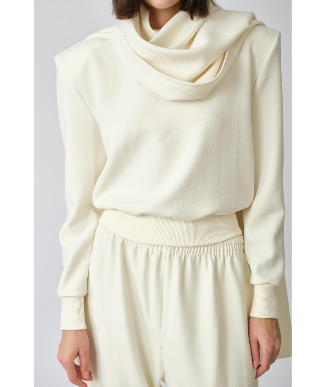 MAGDA BUTRYM Бежевый полиэстеровый джемпер / свитер, фото 5