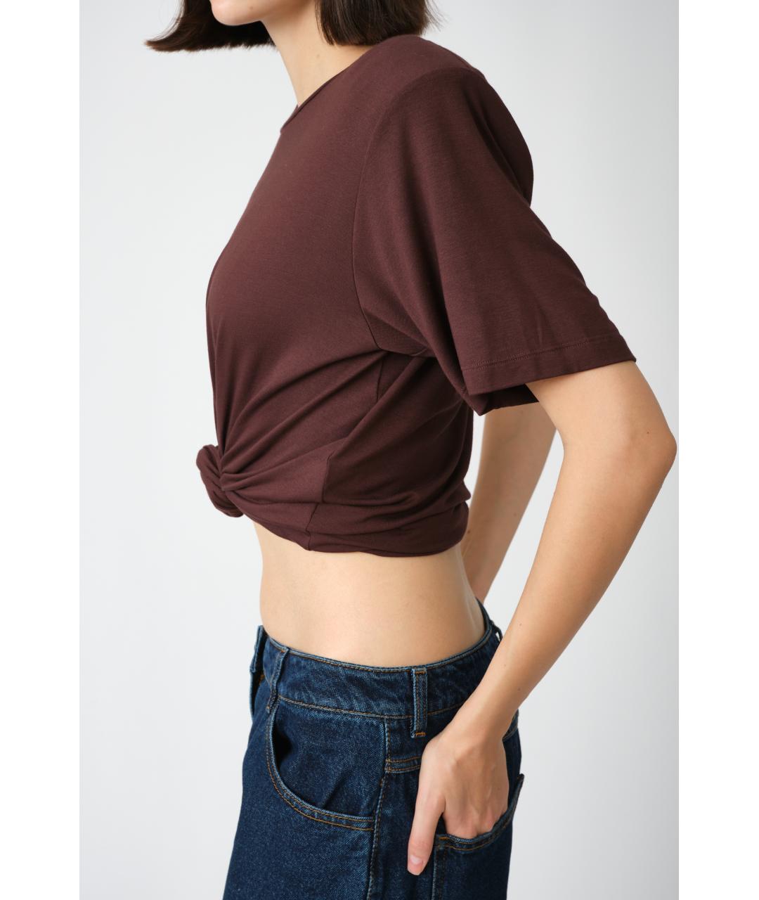 MAGDA BUTRYM Бордовая футболка, фото 5