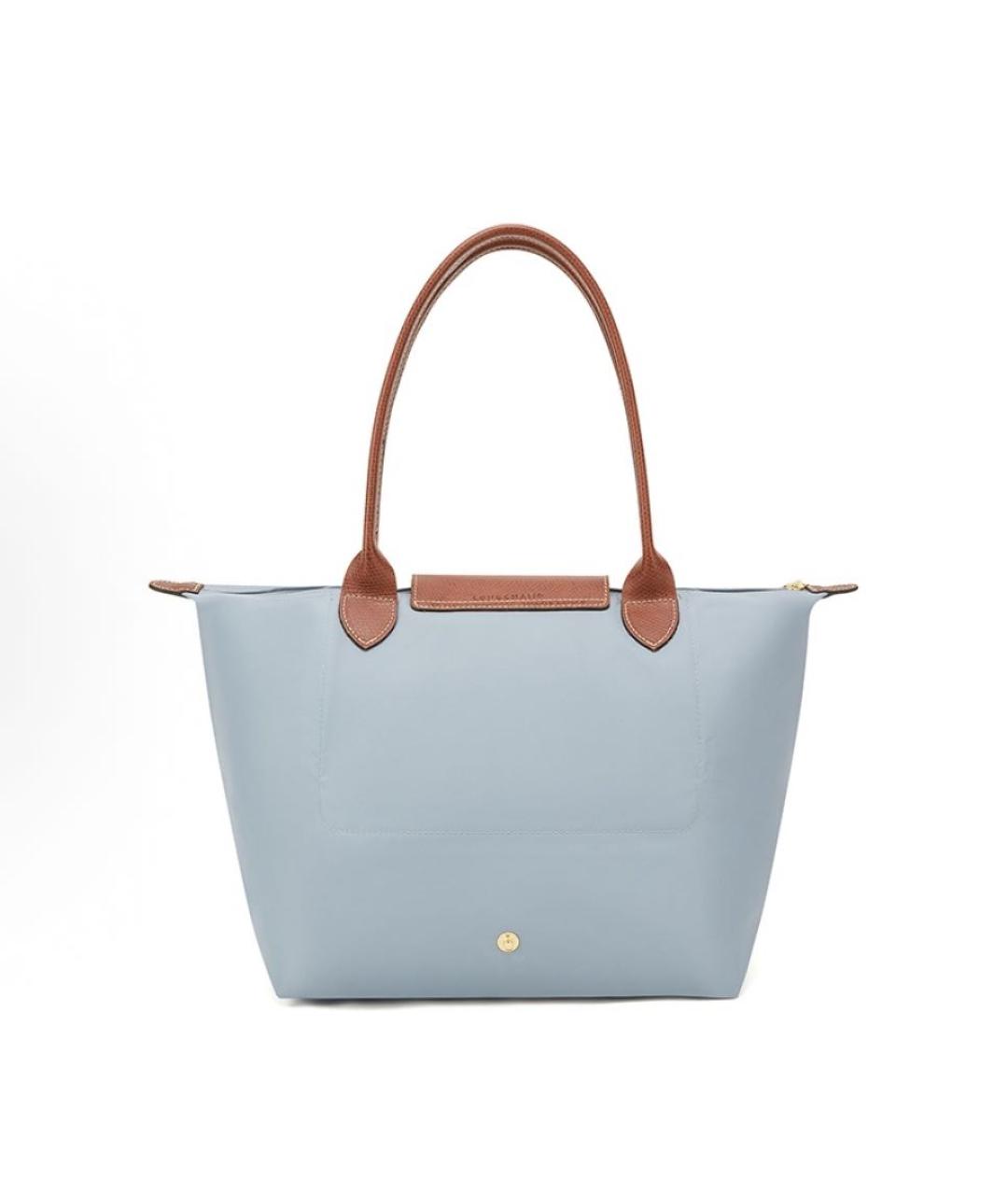 LONGCHAMP Голубая сумка тоут, фото 2