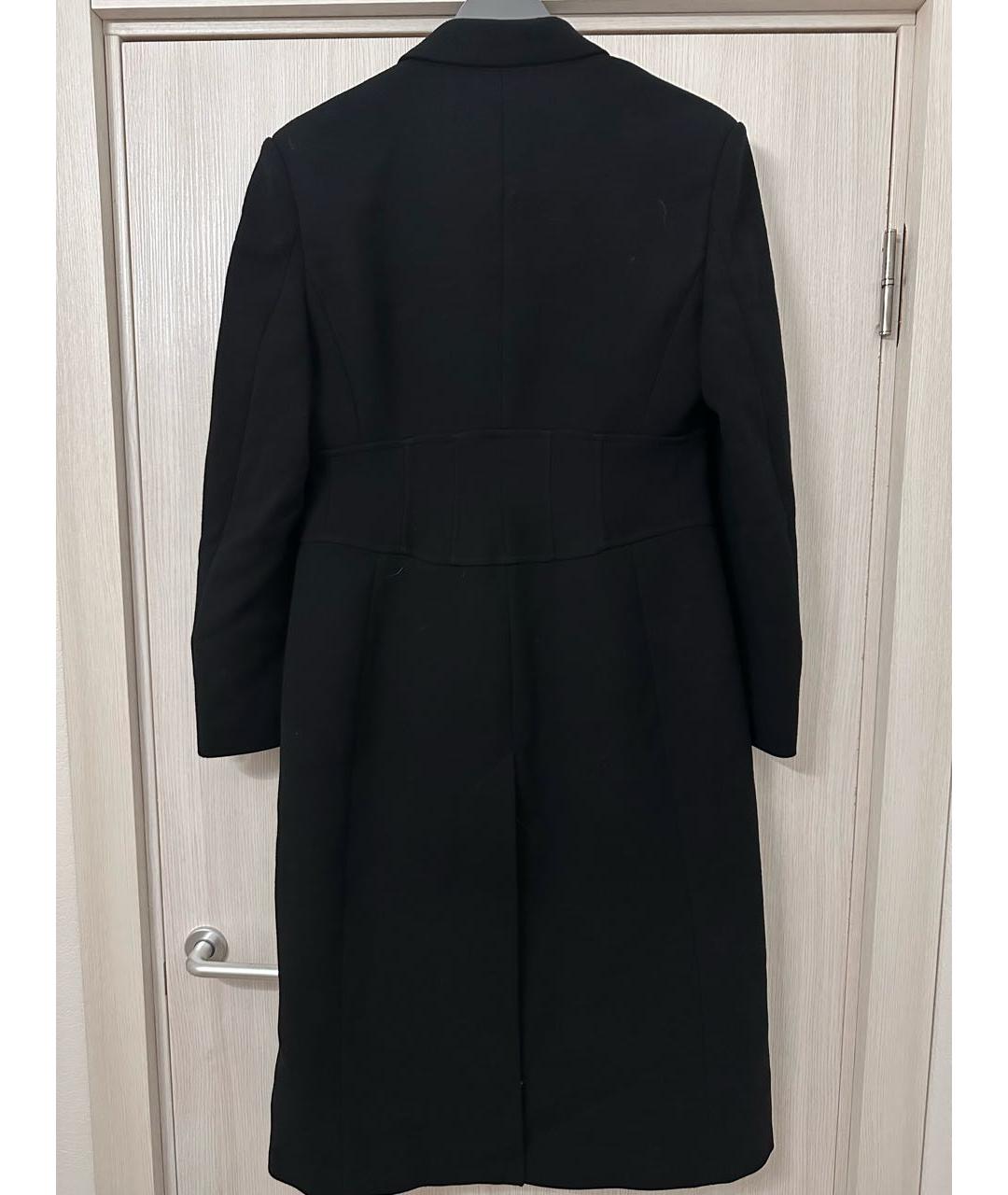 PINKO Черное шерстяное пальто, фото 2