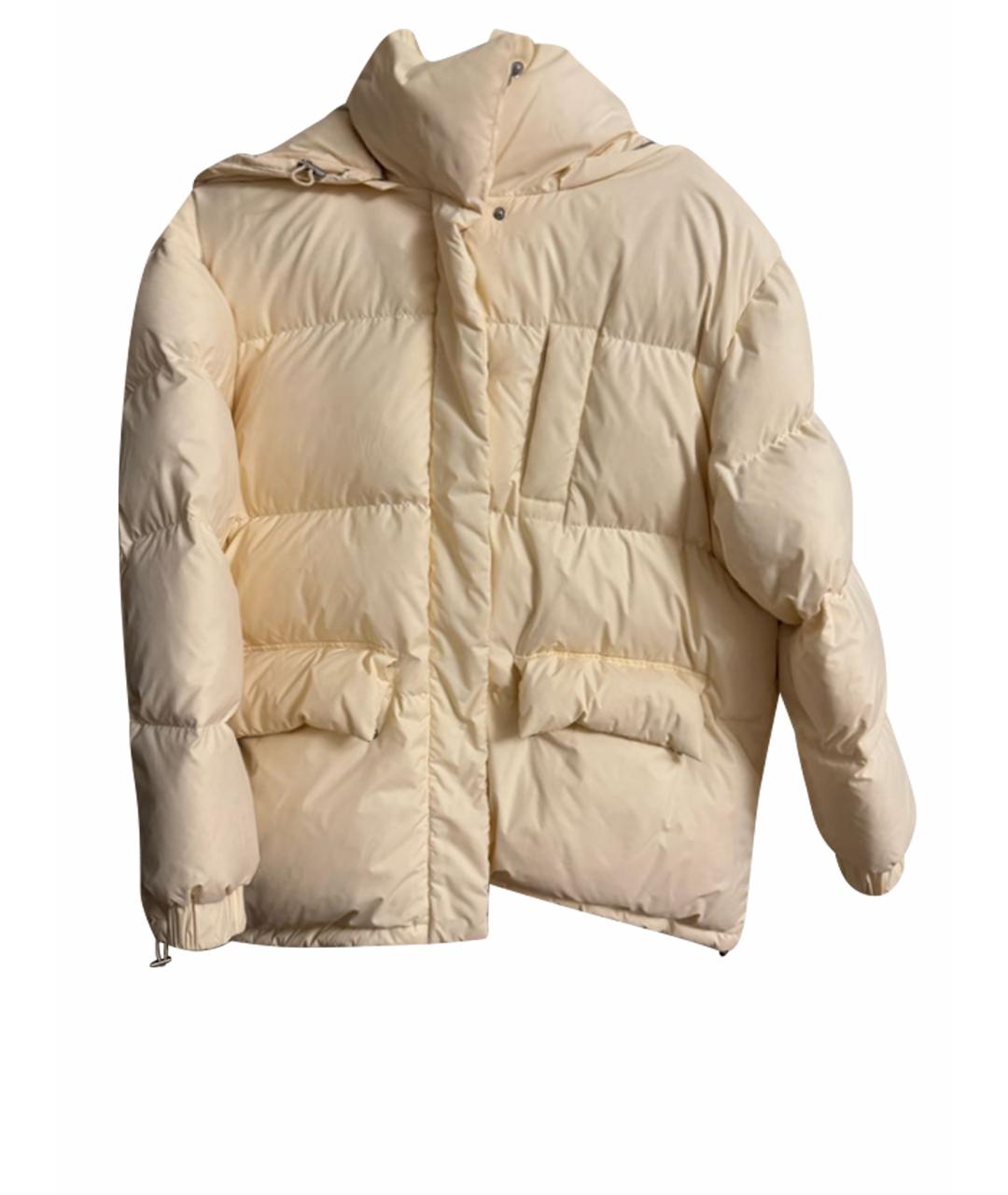 THE FRANKIE SHOP Желтый полиэстеровый пуховик, фото 1