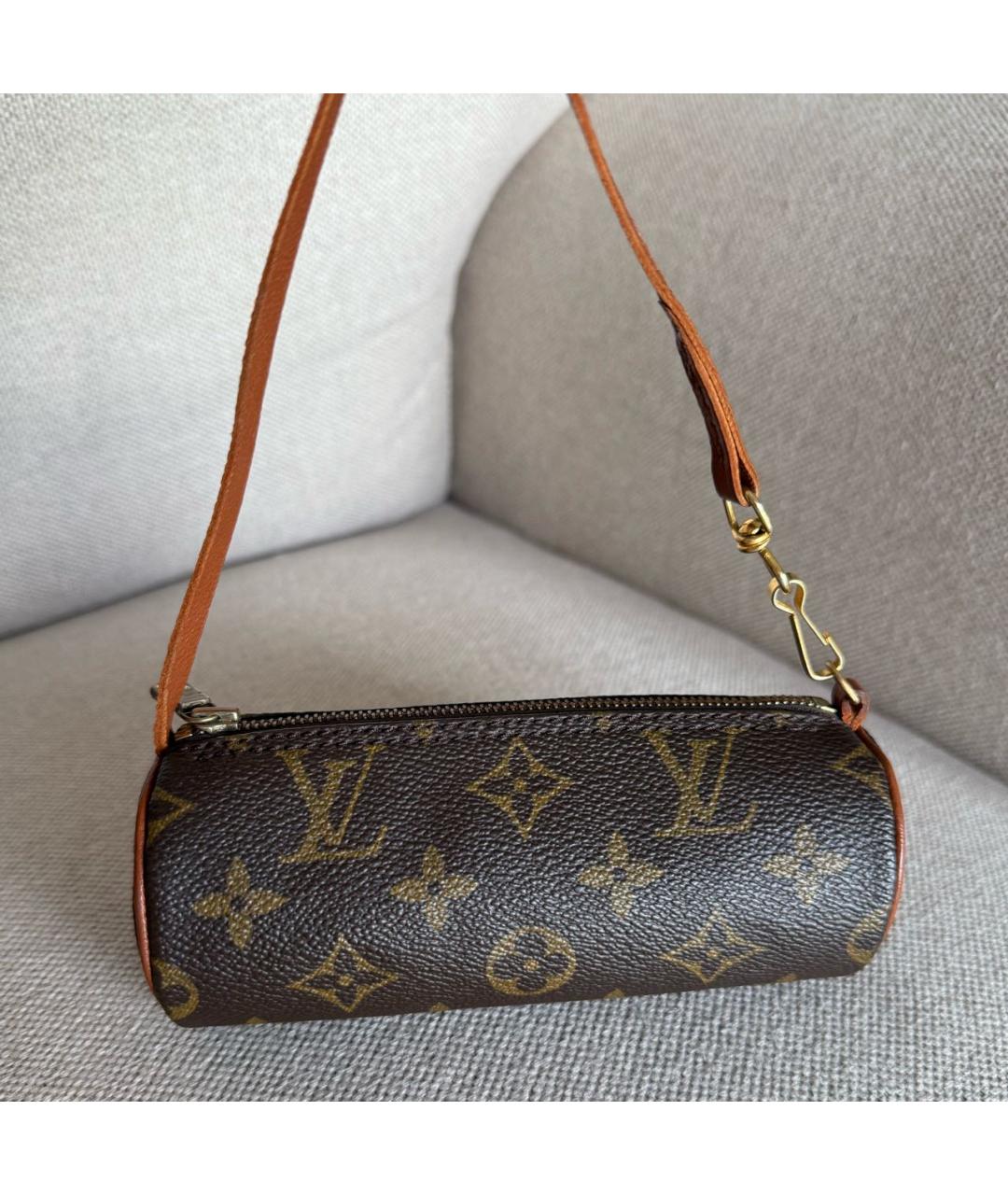 LOUIS VUITTON Коричневая сумка с короткими ручками, фото 3