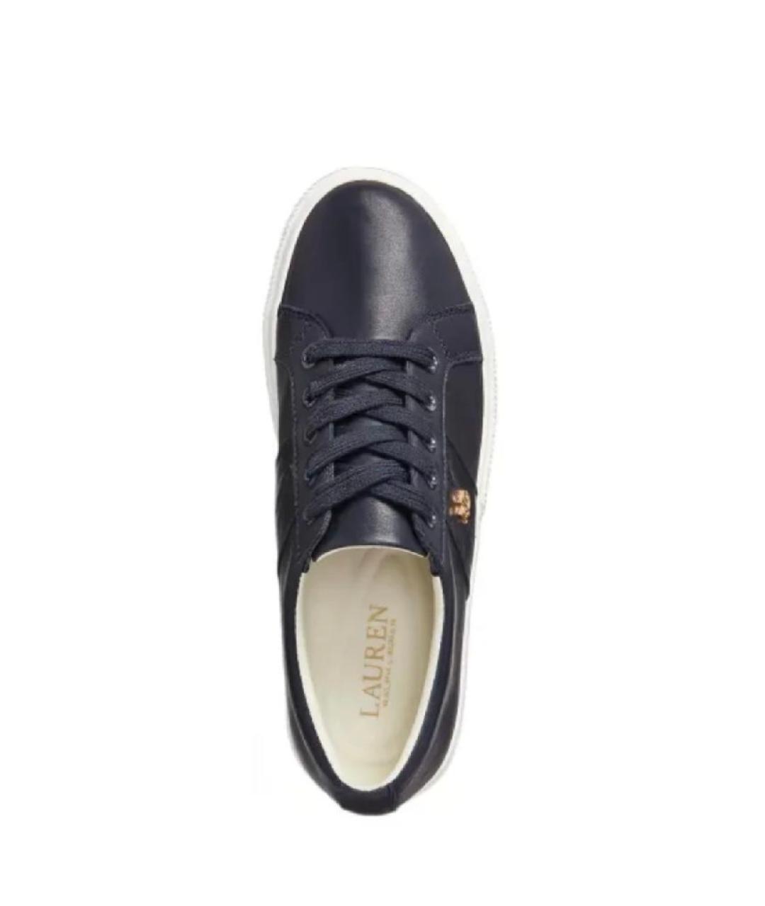 RALPH LAUREN Темно-синие кожаные кеды, фото 3