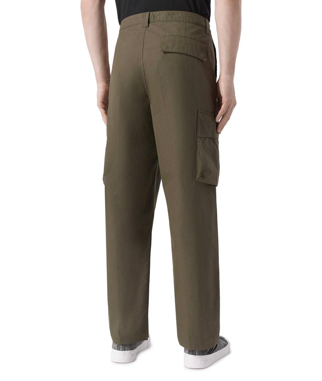 STONE ISLAND Хаки повседневные брюки, фото 9