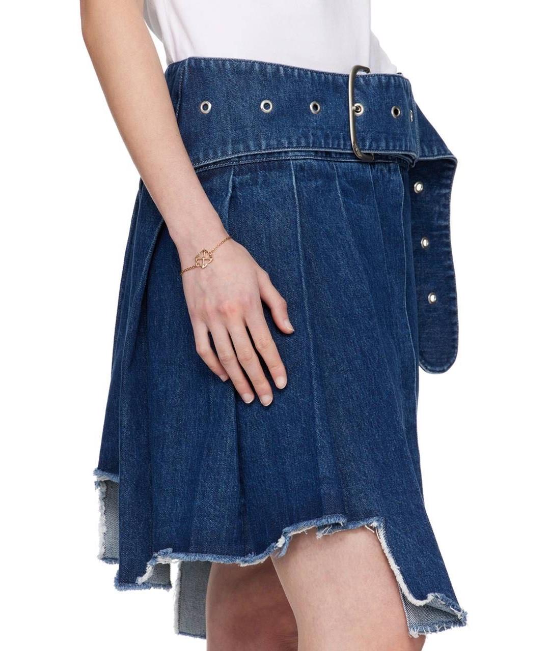 OFF-WHITE Золотой латунный браслет, фото 6